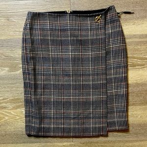 Calvin Klein plaid pencil skirt